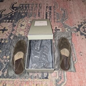 Pre-Owned Tom Ford Espadrille Dark Olive(Brown) Size 12